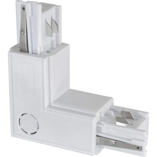 ΣΥΝΔΕΣΜΟΣ ΕΣΩΤΕΡΙΚΟΣ 4 ΓΡΑΜΜΩΝ ΓΩΝΙΑΣ 90⁰ ΜΕ ΤΡΟΦΟΔΟΣΙΑ ΛΕΥΚΟΣ EUROLAMP – 145-59114