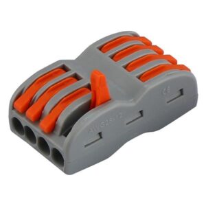 ΚΛΕΜΜΑ ΣΥΝΔΕΣΜΟΣ 4/4 ΘΕΣΕΩΝ 0,20-2,5mm 24Α 250V EUROLAMP – 147-11072