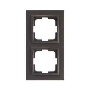 ΠΛΑΙΣΙΟ 2 ΘΕΣΕΩΝ ΜΑΥΡΟ EUROLAMP – 152-10381