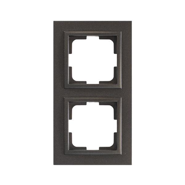 ΠΛΑΙΣΙΟ 2 ΘΕΣΕΩΝ ΜΑΥΡΟ EUROLAMP – 152-10381