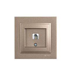 ΠΡΙΖΑ ΤΗΛΕΦΩΝΟΥ MONH RJ 11 LIGHT FUME EUROLAMP – 152-10538