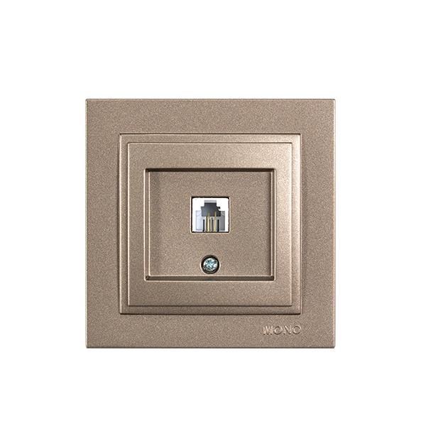 ΠΡΙΖΑ ΤΗΛΕΦΩΝΟΥ MONH RJ 11 LIGHT FUME EUROLAMP – 152-10538