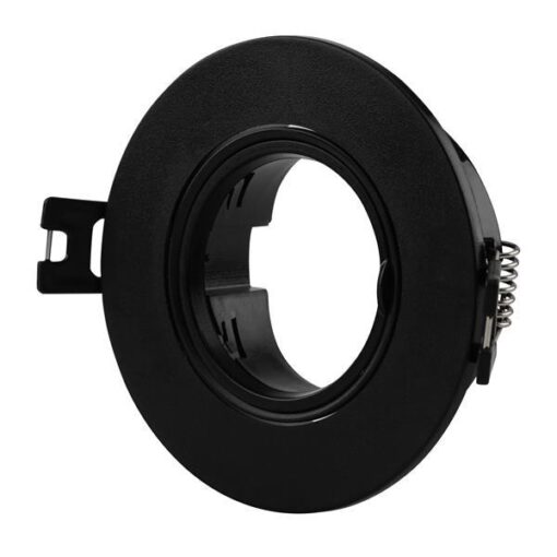 ΣΠΟΤ ΧΩΝΕΥΤΟ KINHTO ΠΛΑΣΤΙΚΟ Φ90 GU10 ΜΑΥΡΟ EUROLAMP – 147-52707