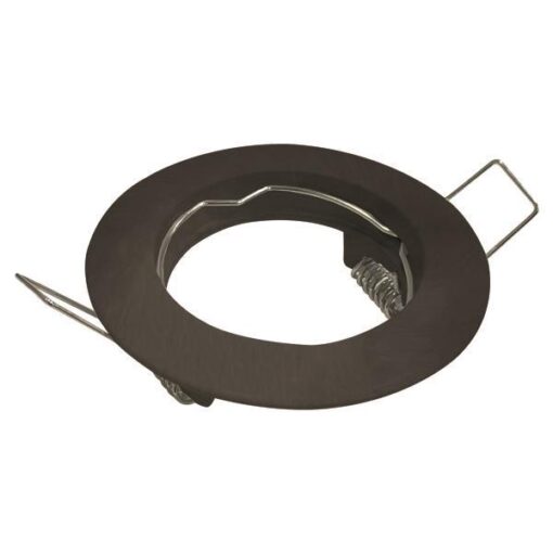 ΣΠΟΤ ΧΩΝΕΥΤΟ ΣΤΑΘΕΡΟ ΑΛΟΥΜΙΝΙΟΥ GU10 ΜΑΥΡΟ EUROLAMP 147-55617