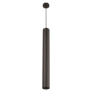 ΦΩΤΙΣΤΙΚΟ ΚΡΕΜΑΣΤΟ ΚΥΛΙΝΔΡΟΣ GU10 1M Φ56×400 ΜΑΥΡΟ EUROLAMP 145-25503