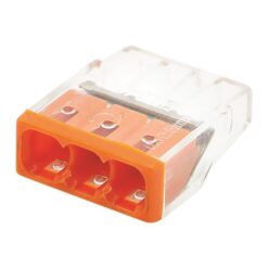 ΚΛΕΜΜΑ PCT-203 3 ΘΕΣΕΩΝ ΜΕ ΥΠΟΔΟΧΗ 0,50-2,5mm 24Α 400V EUROLAMP 147-11044