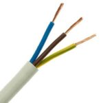 ΚΑΛΩΔΙΟ ΕΥΚΑΜΠΤΟ H05VV-F 3Χ4mm² ΛΕΥΚΟ (100m/roll) EUROLAMP – 150-13110