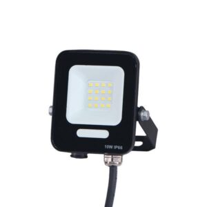 ΠΡΟΒΟΛΕΑΣ LED SMD 10W ΜΑΥΡΟΣ IP66 3000K PLUS EUROLAMP – 147-69002