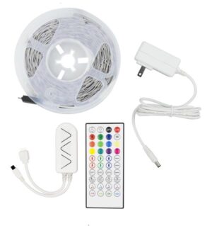 ΤΑΙΝΙΑ LED PIXEL KIT RGB 5 ΜΕΤΡΩΝ 12V + DRIVER + Wifi CONTROLLER ΜΕ ΜΟΥΣΙΚΗ IP20 – 145-70045