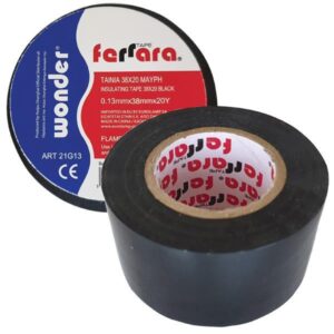 TAINIA 38X20 ΜΑΥΡH EUROLAMP 147-34011