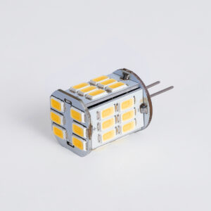 GloboStar® 76136 Λάμπα LED G4 SMD 5630 6W 660lm 320° DC 12-24V IP20 Φ1.9 x Υ3.7cm Θερμό Λευκό 2700K Dimmable – 2 Χρόνια Εγγύηση