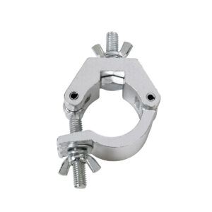 GloboStar® CLAMPS 51187 Επαγγελματικός Γάντζος Hook Αλουμινίου Ύψηλης Αντοχής για Κρέμαση, Στήριξη & Τοποθέτηση Προϊόντων Stage σε Τράσες – Μ8 x Π5.5 x Υ3cm – Χρώμιο