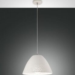 Κρεμαστό Φωτιστικό   Fabas Luce Casale E27 Λευκό     – 3532-40-102