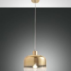 Κρεμαστό Φωτιστικό   Fabas Luce Cathy E27 Χρυσό     – 3520-40-332
