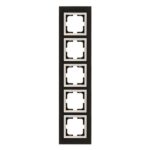 ΠΛΑΙΣΙΟ 5 ΘΕΣΕΩΝ ΜΑΥΡΟ ΓΥΑΛΙ EUROLAMP – 152-10894