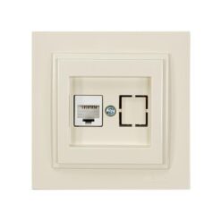 ΠΡΙΖΑ DATA CAT 6 RJ 45 MONH ΜΠΕΖ EUROLAMP – 152-10240