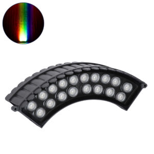 GloboStar® TREELIGHT-JINA 90695 Κυρτή Μπάρα Φωτισμού Wall Washer με Αντιθαμβωτική Γρίλια Ειδική για Φυτά – Δέντρα LED 18W 1530lm 10° DC 24V Αδιάβροχο IP67 L29 x W11 x H10.5cm RGBW DMX512 – Γκρι Ανθρακί – 3 Years Warranty