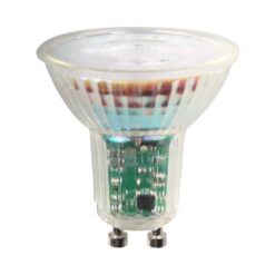 ΛΑΜΠΑ LED GU10 5.5W 550lm 3000K 38° 175-250V DIMMABLE ΓΥΑΛΙ EUROLAMP – 147-77862