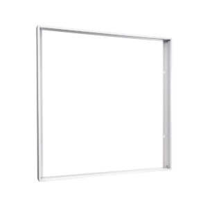 GloboStar® 60220 Πλαίσιο Στήριξης PVC Επιτοίχιας Τοποθέτησης για LED Panel 60x60cm – Λευκό