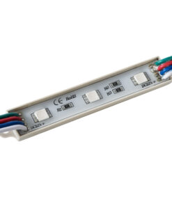 GloboStar® 73706 20 Τεμάχια x LED Modules 3 x SMD 5050 0.8W 50lm DC 12V – Αδιάβροχο IP66 – RGB – 2 Χρόνια Εγγύηση