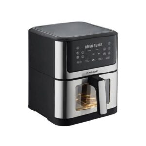 ΦΡΙΤΕΖΑ ΑΕΡΟΣ ΜΕ ΑΠΟΣΠΩΜΕΝΟ ΚΑΔΟ ΚΑΙ ΠΑΡΑΘΥΡΟ 8L 1800W ΜΑΥΡΗ EUROLAMP – 300-70041