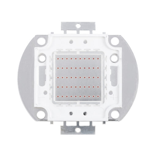 GloboStar® 73768 Υψηλής Ισχύος LED COB BRIDGELUX 50W 2500lm DC 20-24V – Μ5.6 x Π5.2 x Υ0.6cm – Κόκκινο – 2 Χρόνια Εγγύηση