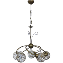 CHRIS 5L Μπρονζέ  Πολύφωτο Heronia – 01-0265
