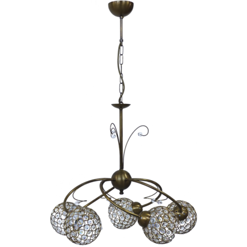 CHRIS 5L Μπρονζέ  Πολύφωτο Heronia – 01-0265