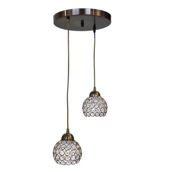 CHRIS 2L  Κρεμαστό  Μπρονζέ  Κρύσταλλο Heronia – 01-0262