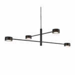 Nordlux Clyde Κρεμαστό Μαύρο LED 16W 2700K –  2010803003