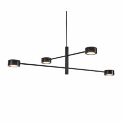 Nordlux Clyde Κρεμαστό Μαύρο LED 16W 2700K –  2010803003