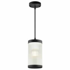 Nordlux Coupar Κρεμαστό Μαύρο E27  Γυαλί/Αλουμίνιο –  2218053003