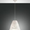 Κρεμαστό Φωτιστικό   Fabas Luce Crumple E27 Λευκό     – 3535-40-102