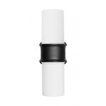 D-274 BLACK ΑΠΛΙΚΑ 2/Φ ΚΥΛΙΝΔΡ.OPAL ΠΛΑΣΤΙΚΗ ΣΚΕΤΗ  11.5x30cm Heronia -32-0097