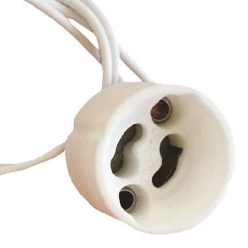 NTOYI ΠΟΡΣΕΛΑΝΗΣ GU10 ΚΑΛΩΔΙΟ 25cm EUROLAMP – 147-23013