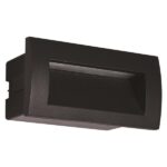 ΦΩΤΙΣΤΙΚΟ ΧΩΝΕΥΤΟ LED 3W IP54 220-240V 140X70X70mm ΜΑΥΡΟ PRO EUROLAMP 145-52502