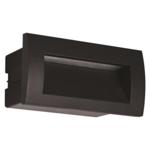 ΦΩΤΙΣΤΙΚΟ ΧΩΝΕΥΤΟ LED 3W IP54 220-240V 140X70X70mm ΜΑΥΡΟ PRO EUROLAMP 145-52502