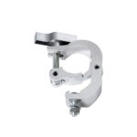 GloboStar® CLAMPS 51185 Επαγγελματικός Γάντζος Hook Αλουμινίου Ύψηλης Αντοχής για Κρέμαση, Στήριξη & Τοποθέτηση Προϊόντων Stage σε Τράσες – Μ17 x Π12 x Υ3cm – Χρώμιο
