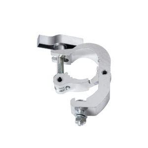 GloboStar® CLAMPS 51185 Επαγγελματικός Γάντζος Hook Αλουμινίου Ύψηλης Αντοχής για Κρέμαση, Στήριξη & Τοποθέτηση Προϊόντων Stage σε Τράσες – Μ17 x Π12 x Υ3cm – Χρώμιο