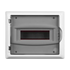 ΠΙΝΑΚΑΣ ΧΩΝΕΥΤΟΣ ΠΛΑΣΤΙΚΟΣ ECONOMIC 1X8 IP 40 (PE+N) EUROLAMP – 151-25031