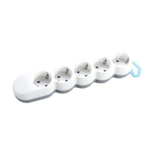 ΠΟΛΥΠΡΙΖΟ 5 ΘΕΣΕΩΝ ΜΕ ΚΑΛΩΔΙΟ ΟΒΑΛ 3X1,5mm 1,5m ΜΕ ΠΡΟΣΤΑΣΙΑ ΕΠΑΦΩΝ EUROLAMP – 147-62402