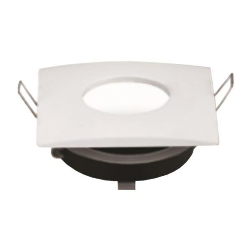 ΣΠΟΤ ΧΩΝΕΥΤΟ ΣΤΑΘΕΡΟ 82Χ82 ΑΛΟΥΜΙΝΙΟΥ GU10 IP65 ΛΕΥΚΟ EUROLAMP 147-52110