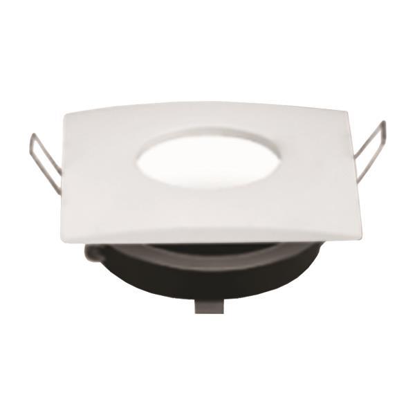 ΣΠΟΤ ΧΩΝΕΥΤΟ ΣΤΑΘΕΡΟ 82Χ82 ΑΛΟΥΜΙΝΙΟΥ GU10 IP65 ΛΕΥΚΟ EUROLAMP 147-52110