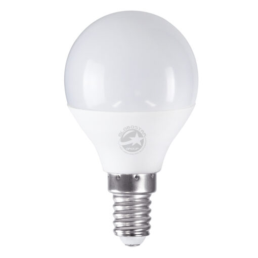 GloboStar® 60013 Λάμπα LED E14 G45 Γλομπάκι 4W 388lm 260° AC 220-240V IP20 Φ4.5 x Υ7.8cm Φυσικό Λευκό 4500K – 3 Years Warranty