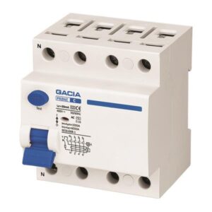 ΡΕΛΕ ΔΙΑΡΡΟΗΣ 4Χ100Α 6KA 30mA GACIA TYPE A EUROLAMP – 500-37515