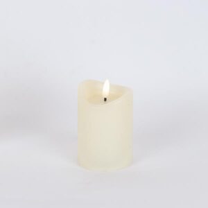 ΚΕΡΙ ΜΠΑΤΑΡΙΑΣ ΜΕ  ΦΛΟΓΑ, ΛΕΥΚΟ, ΜΕ ΧΡΟΝΟΔΙΑΚΟΠΤΗ, 7x10cm EUROLAMP – 147-15120