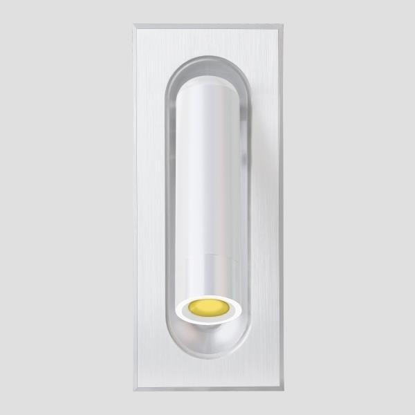 ΑΠΛΙΚΑ ΤΟΙΧΟΥ ΧΩΝΕΥΤΗ LED 3W 3000Κ Α170 ΛΕΥΚΗ EUROLAMP 145-50002