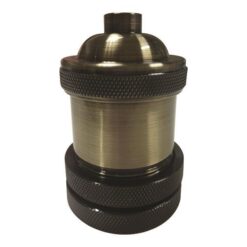 ΝΤΟΥΙ ΜΕΤΑΛΛΙΚΟ ΑΝΤΙΚΕ ΜΠΡΟΝΖΕ Ε27 EUROLAMP 147-23061