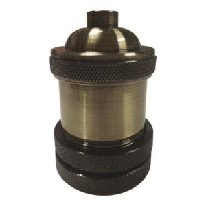 ΝΤΟΥΙ ΜΕΤΑΛΛΙΚΟ ΑΝΤΙΚΕ ΜΠΡΟΝΖΕ Ε27 EUROLAMP 147-23061