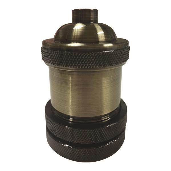 ΝΤΟΥΙ ΜΕΤΑΛΛΙΚΟ ΑΝΤΙΚΕ ΜΠΡΟΝΖΕ Ε27 EUROLAMP 147-23061